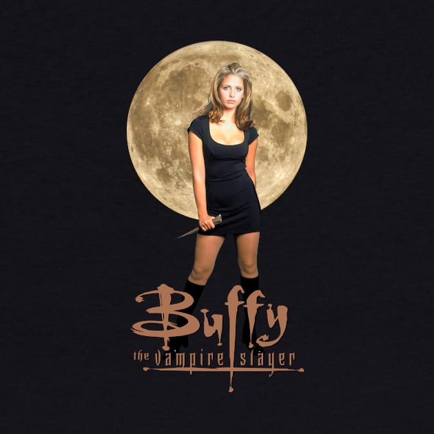 Buffy the Vampire Slayer Buffy Photo with Moon by Mendozab Angelob